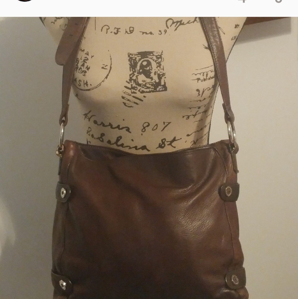 Stone mountain Brown leather bag